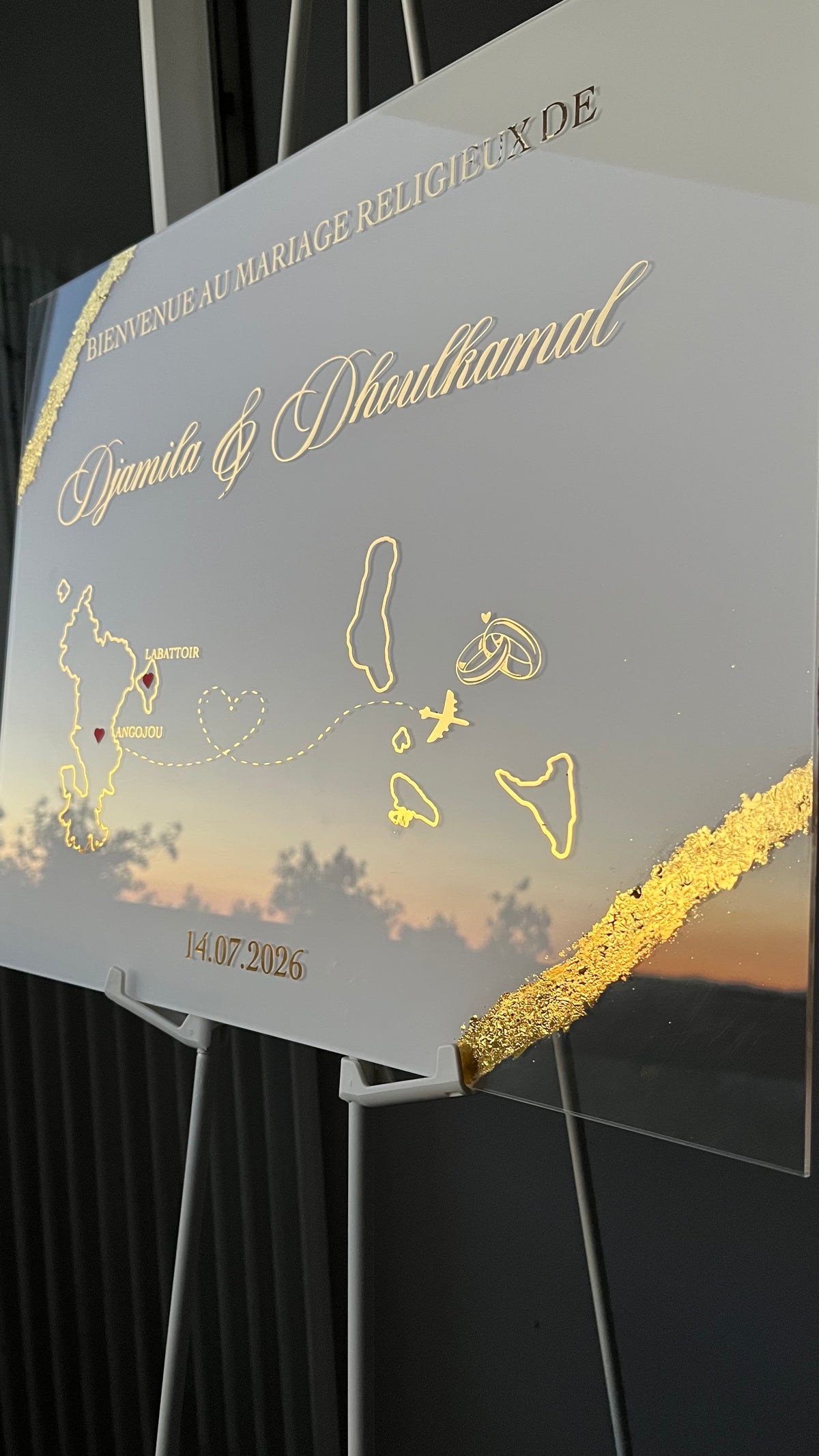 Panneau de bienvenue pays