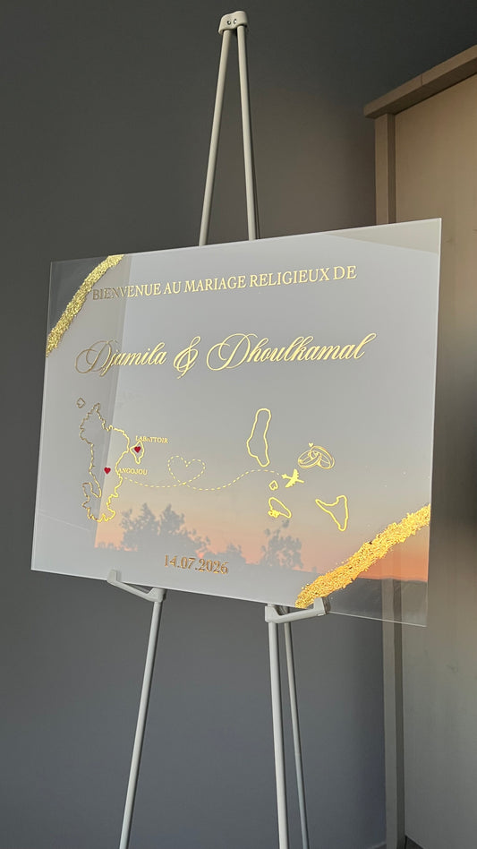 Panneau de bienvenue pays